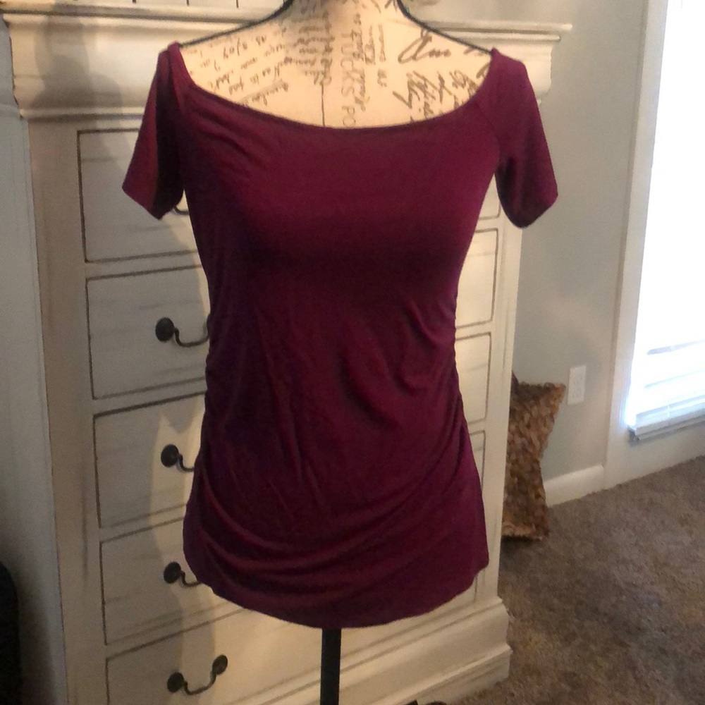 White House Black Market Woman’s Plum Top.